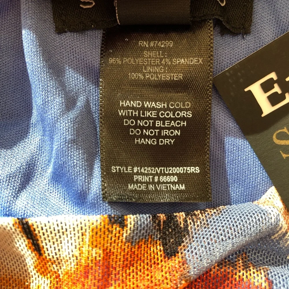 💼 En Focus Floral Fit and Flare Net Dress - Picture 8 of 8